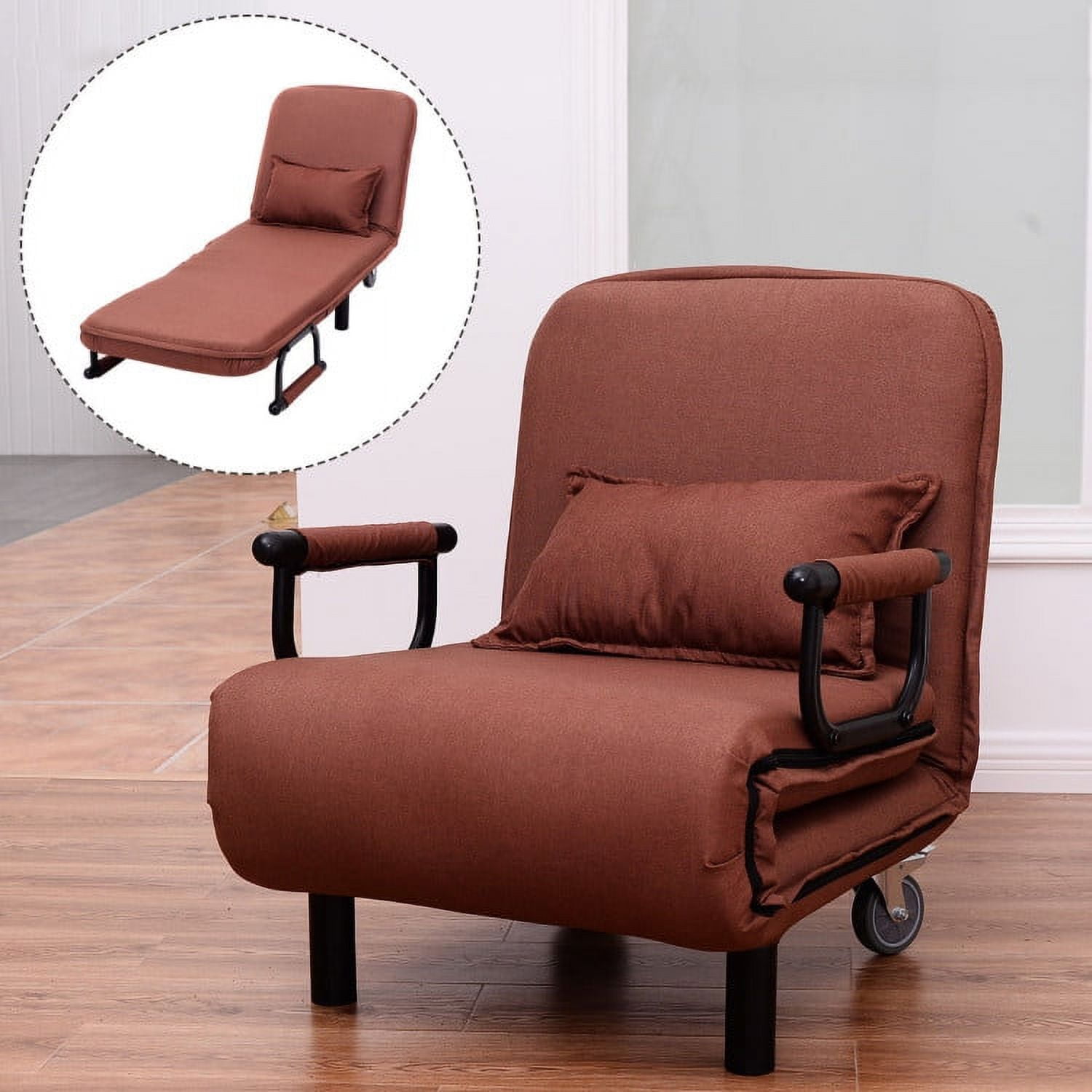 Finihen Single Person Sofa Bed, Sleeper Chair, Convertible Lounge Couch, Folding Sofa Arm Chair, Convertible Folding Leisure Recliner Sofa Bedï¼for Home, Office, Coffee Finihen Single Person Sofa Bed, Sleeper Chair, Convertible Lounge Couch, Folding Sofa Arm Chair, Convertible Folding Leisure Recliner Sofa Bedï¼for Home, Office, Coffee