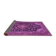 thumbnail image 2 of Ahgly Company Indoor Round Medallion Purple Traditional Area Rugs, 7' Round, 2 of 4