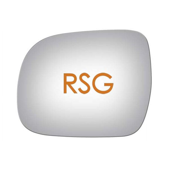 Burco Side View Mirror Replacement Glass with Motor Mount Plate - Clear Glass - 4087RSG