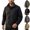 Black, variant on Men's Lightweight Tactical Jacket Windproof Stand Collar Full Zip Casual Active Outerwear for Hiking Camping Outdoor Travel, Black, XL