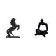 thumbnail image 1 of Estatua de caballo,Estatua de caballo,escultura decorativa de resina de animal,Figura del pensador abstracto,Estatua de Pensador Abstracto,Arte,Decoración para el Hogar,Figura humana, 1 of 8