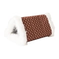 thumbnail image 3 of Tienda de campaña para perros, nido de autocalentamiento, esterilla de felpa suave para dormir, cojín, , gato, casa cálida, cueva, cama para , CORAZÓN Corazón Fernando peluche perros cama gato, 3 of 8