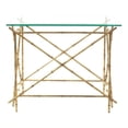 thumbnail image 1 of Safavieh Table d'Appoint en Fer et Verre Lisa, Or (Ensemble de 1), 1 of 5