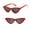 Red, variant on Retro Cat Eye Polarized Sunglasses for Men Women Under $5 Vintage Tone Collection UV400 Classic Frame Lightweight Sun Glasses for Daily Driving