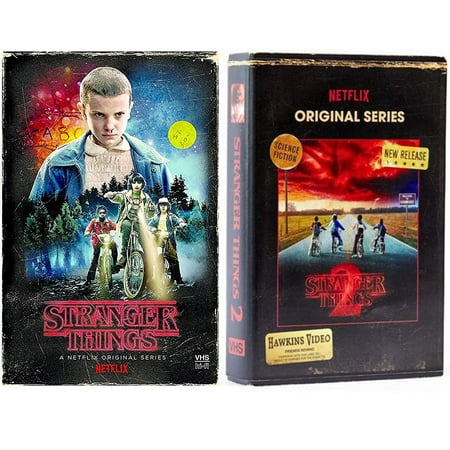 Stranger Things Netflix Exclusive Complete Season 1 and Season 2 Bundle, DVD / Blu-ray Discs in VHS