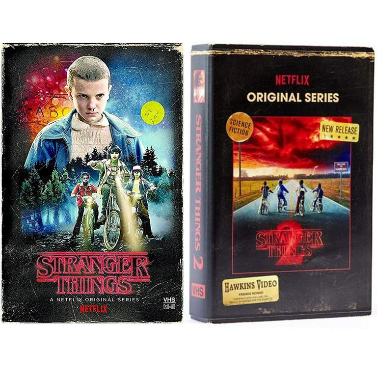 Stranger Things Netflix Exclusive Complete Season 1 and Season 2 Bundle,  DVD / Blu-ray Discs in VHS 