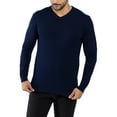 thumbnail image 4 of X RAY JEANS Mens Basic V-Neck Sweater Pullover, Navy, S, 4 of 10