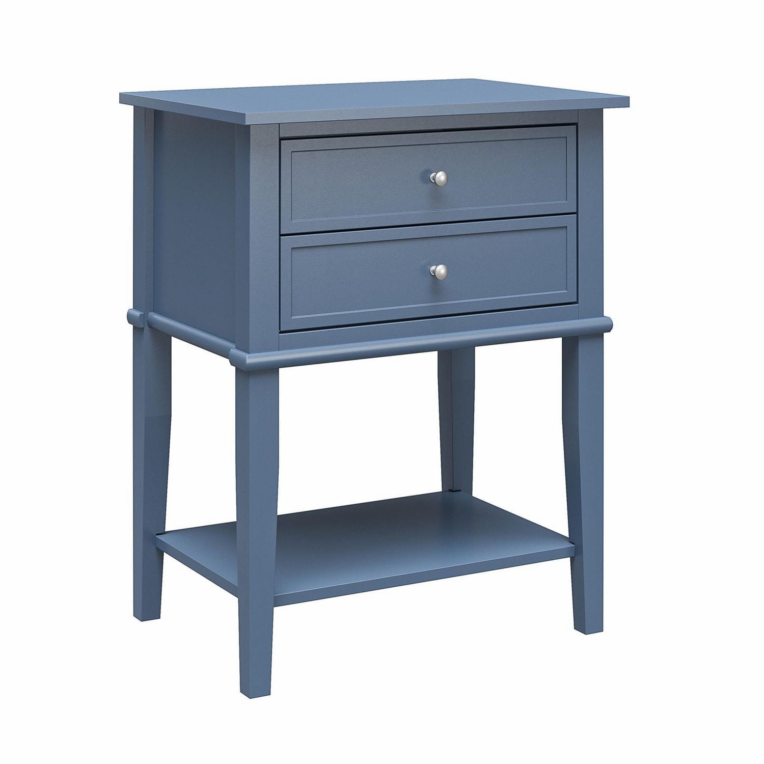 Ameriwood Home Franklin Accent Table with 2 Drawers, Lavender
