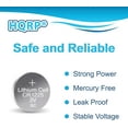 thumbnail image 4 of HQRP 5-Pack Coin Lithium Battery for Graco PD135573A Digital Thermometer, 4 of 8