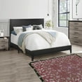 thumbnail image 2 of Better Home Products Fox Wood Panel Queen Platform Bed in Black, 2 of 4