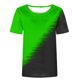 thumbnail image 4 of Camiseta de Manga Corta de Cuello Redondo Impresa Casual de la Moda de las Mujeres, Poliéster Ligero para el Uso Diario, 4 of 8