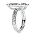 thumbnail image 2 of Blue Jewel Pear Cut Excellent 2 Ct Diamond Rings For Women's - Wedding Rings - Silver 14K White Gold Over Rings for Women's -Halo Diamond Rings for Women's - Eternity Diamond Rings for Women's, 2 of 6