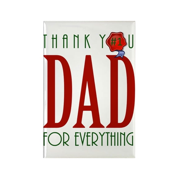 CafePress - Father's Day Magnets - Rectangle Magnet, 2"x3" Refrigerator Magnet