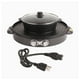 thumbnail image 1 of Hogar sin humo cocinar barbacoa eléctrica parrilla máquina olla caliente utensilios de cocina 44 cm negro enchufe de EE. UU. 110 V, 1 of 14