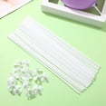 thumbnail image 7 of WAXIAYU 50 White Plastic Balloon Sticks with Cups for Party Decoration, 7 of 7