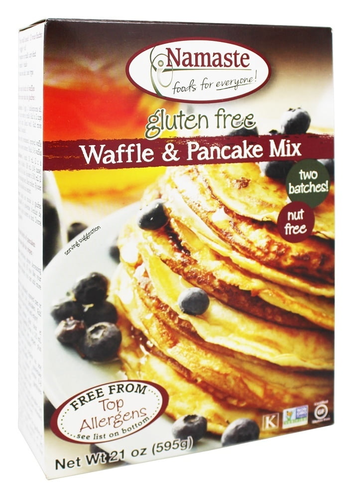 Namaste Foods Waffle And Pancake Mix, 21 oz, Pack of 6 - Walmart.com