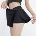 thumbnail image 3 of Pantalones cortos 2 en 1 fluidos para correr para mujer Gimnasio Yoga Atlético Mujer Entrenamiento Biker Spandex Lounge Sweat Falda Verano XL TUNC Sencillez, 3 of 5