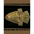 thumbnail image 2 of Zarris, Chariklia 15x18 Gold Ornate Wood Framed with Double Matting Museum Art Print Titled - African Mask I, 2 of 4
