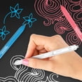 thumbnail image 6 of (2 pack) Paper Mate Inkjoy Gel Bright! Pens, Medium Point (0.7mm), Retractable, Assorted Opaque Ink, 6 Count, 6 of 10