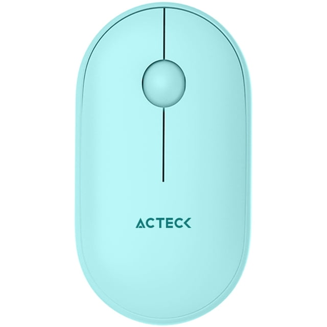 Mouse ACTECK OPTIMIZE EDGE MI460 Ultra Delgado 1600dpi 2 Botones Inalambrico USB 2.4 Ghz Tiffany verde