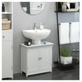 thumbnail image 3 of 24” Pedestal Sink Bathroom Vanity Cabinet - White, 3 of 5