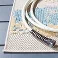 thumbnail image 4 of SAFAVIEH Cabana Corie Abstract Indoor/Outdoor Area Rug, Aqua/Pink, 6'7" x 6'7" Square, 4 of 12