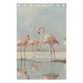 thumbnail image 4 of Flamingoes Grass Puddle Curtains Black Out 72 Inch Length Curtains for Sliding Glass Doors Bedroom Living Room 2 Pack, 4 of 6