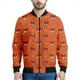 thumbnail image 5 of Bonita chaqueta con cremallera y estampado de zorro en 3D para hombre, abrigo con estampado de animales para niños, chaqueta informal de calle con cremallera, sudadera de manga larga tipo bombardero, 5 of 5