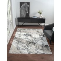 United Weavers Serendipity Silas Modern Abstract Area Rug, Grey, 12'6" X 15'