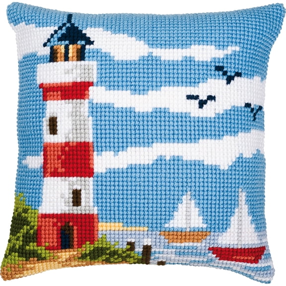 Vervaco Cross Stitch Cushion Kit Seascape PN-0008601