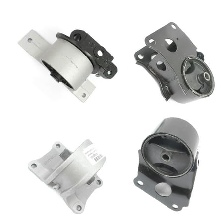 Street Rod Motor Mounts - Fits: Engine Motor & Trans. Mount Set 4PCS for 2002-2006 Nissan Altima 2.5L for Auto Transmission