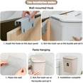 thumbnail image 4 of Kitchen Trash Can Hanging Trash Can with Sliding Cover Lid, 4 of 8