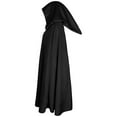 thumbnail image 4 of Hvyesh Renaissance Costume Medieval Viking Hooded Cape Halloween Vintage Cloak for Men Women, 4 of 5