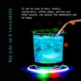 thumbnail image 4 of 3PCS Light Up Cocktail Coaster,Acrylic Cool White Infinity Tunnel Flickering LED Drink Ultra-thin Bar Beer Beverage Coasters for Club,Wedding,Bar,Party Decoration, 4 of 7