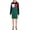 Sky Captain Multi, variant on TOMMY HILFIGER Womens Navy Cotton Blend Color Block Long Sleeve Above The Knee Shift Dress L