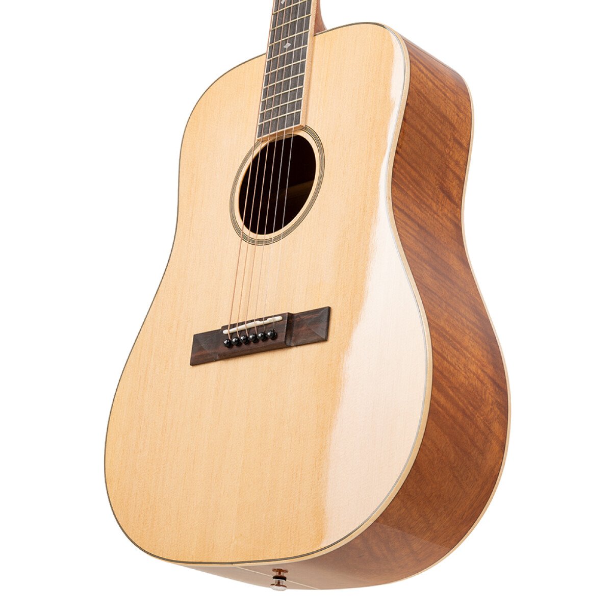 Stagg Series 45 Dreadnought Acoustic Guitar Spruce Top Flamed Mahogany  SA45-D-FM