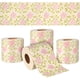 thumbnail image 1 of 4 rollos de servilletas de papel con estampado Floral, novedad, pañuelos de papel higiénico, toallas de mano, pañuelos navideños, rollo de papel, 1 of 8