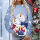 thumbnail image 2 of Sudaderas Con Capucha de Navidad Para Mujer Moda Casual Manga Larga Impreso Tops Blusa Odeerbi ODB190578, 2 of 6