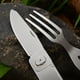 thumbnail image 4 of Combinación de cubiertos multifuncional 3 en 1 Herramienta afilada Horquilla Cuchara Combo Ourdoor Utensilio Accesorio de comida para camping Picnic Inicio, 4 of 7