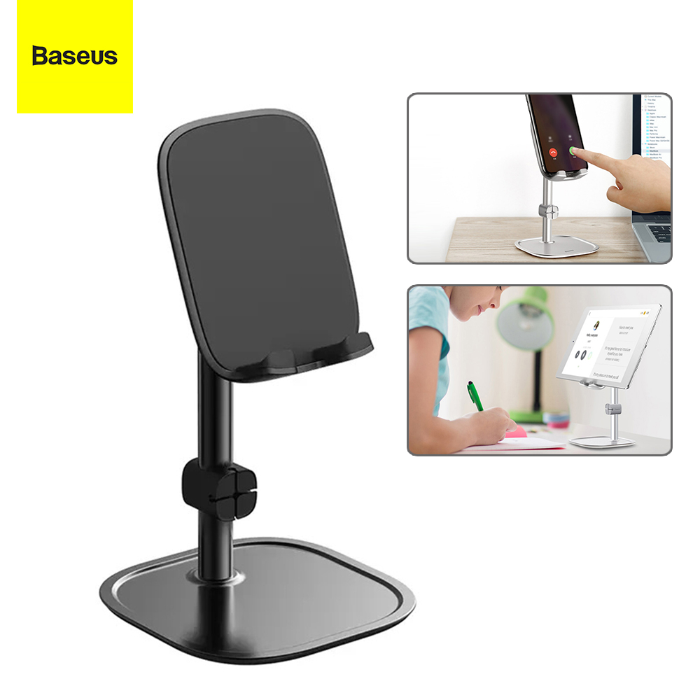 Baseus Phone Holder Book Desktop Holder Tablet Holder Stand Adjustable Angle Metal Desktop Table