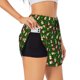thumbnail image 1 of Balery Gnomes In Caps Pantalones cortos deportivos para mujer con forro y dos bolsillos, elásticos, para entrenamiento, gimnasio, yoga-Large, 1 of 7