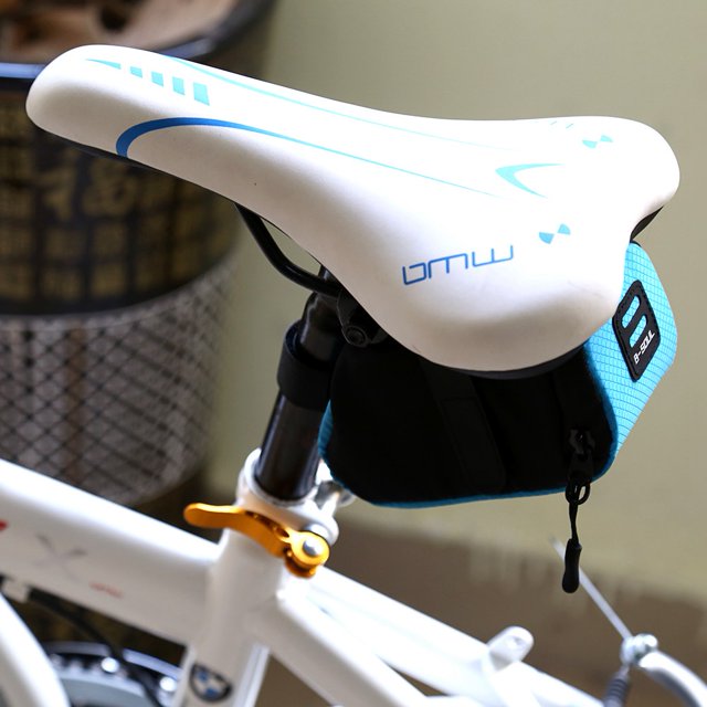 Sonew Super Light Bike Rear Saddle Cycling Seat Bag Tail Pouch Package Under-seat Storage Bag, Saddle Bag, Seat Pouch
