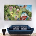thumbnail image 1 of Tapiz decorativo para colgar en la pared Doraemons Anime, 140 x 80 cm, 1 of 1