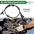 thumbnail image 2 of Sensor de velocidad de rueda ABS Unique Bargains, sensor de sistema de frenos antibloqueo para Nissan Versa 1.6L 1.8L 2007-2012 No.47900EL00A parte trasera derecha, 2 of 7