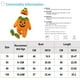 thumbnail image 3 of Conjunto de disfraz de calabaza para bebé, traje de Halloween para bebé con gorro y patuquitos, suave y cómodo, 3 of 9