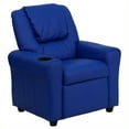thumbnail image 1 of Bowery Hill Kids Faux Leather Recliner in Blue, 1 of 5