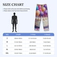 thumbnail image 4 of Sigee Colorful Balloon Cake Celebration print Men's Pajama Pants Lounge Sleep Bottoms with Elastic Waistband and Pockets-Small, 4 of 6