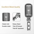 thumbnail image 4 of Wired Handheld Mic Microphone for Live Recording Karaoke Studio, 4 of 5