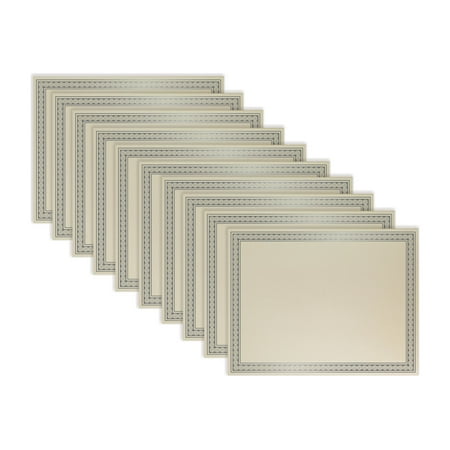 100 Sheet Award Certificate Paper, Silver Foil Metallic Border, Ivory Letter Size Blank Paper, by Better Office Products, Diploma Certificate Paper, Laser and Inkjet Printer Friendly, 8.5 x 11 Inches