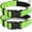 A-Green(2 Collars), variant on 2 Pack Reflective Dog Collar with Safety Locking Buckle, Adjustable Soft Breathable Comfortable Nylon Pet Collar for Small, Medium and Large Dogs